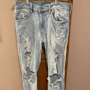 Men’s blue jeans